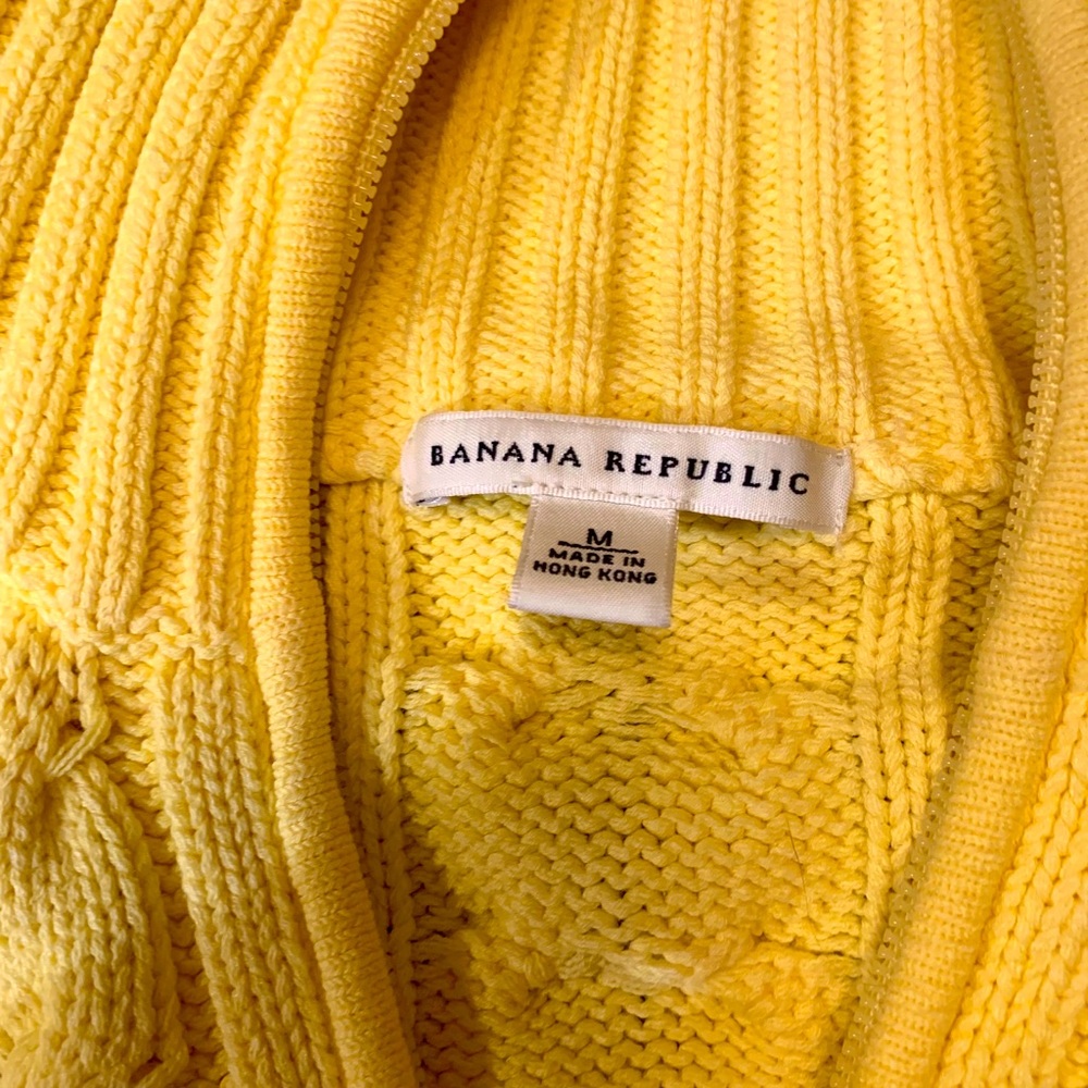 Rare 100%  cotton fit Banana Republic-sweater  M